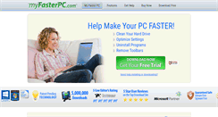Desktop Screenshot of myfasterpc.com